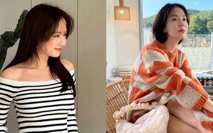 Ngoài 40 tuổi, Song Ji Hyo trẻ trung từ kiểu tóc tới phong cách thời trang