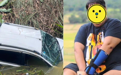 Sao nam Vbiz tiết lộ nguyên nhân ô tô rơi xuống vực 40m: "Nếu nước sâu, xe lật thêm 1 vòng nữa thì chết"