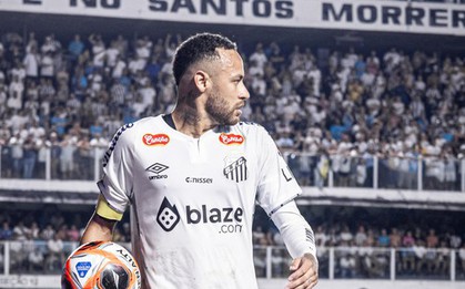 Neymar và màn tái ra mắt Santos không trọn vẹn trong ngày sinh nhật thứ 33