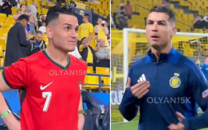 Ronaldo gây bão MXH: "Bạn không giống tôi, bạn xấu quá!"