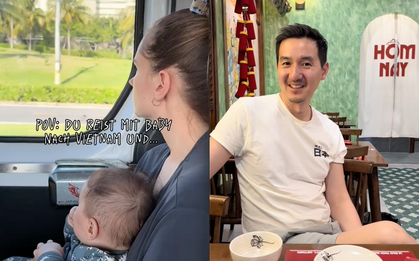 Khách Tây đưa con nhỏ đi du lịch Việt Nam, liền được trải nghiệm điều "chưa từng xảy ra" ở bất kì đâu