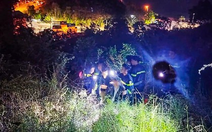 Cứu 2 thanh niên mắc kẹt trên núi Cô Tiên ở Nha Trang