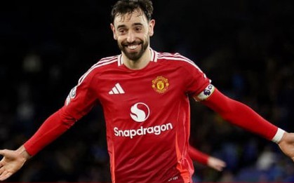 Bruno Fernandes xuất sắc, Man Utd thắng đậm Leicester City