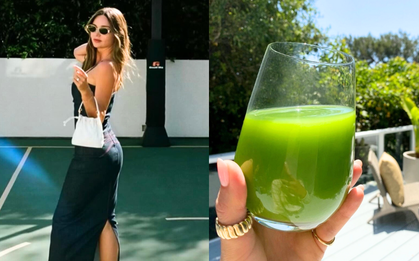 Cốc nước xanh ngắt giá rẻ mà 2 nữ tỷ phú sexy mê mẩn: Có người uống cả lít mỗi ngày!