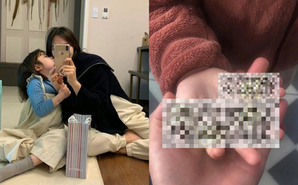 Phóng to bức ảnh của bé gái 4 tuổi, thứ đập vào mắt khiến người xem phải nể người mẹ