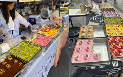 Thực hư mở gian hàng tiramisu vỉa hè kiếm hơn trăm triệu/tháng: Bánh bán hết trong vài giờ, khách nườm nượp không có mà bán
