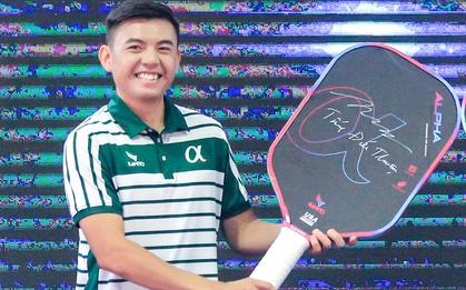 Tay vợt số 1 Việt Nam Lý Hoàng Nam ra mắt vợt pickleball đặc biệt - Kamito Alpha, ghi dấu với 4 chức vô địch