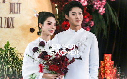 Đám hỏi Quỳnh Lương và thiếu gia Trà Vinh: Visual dâu rể "đỉnh chóp", đàng gái có một điểm đặc biệt vì đang mang thai