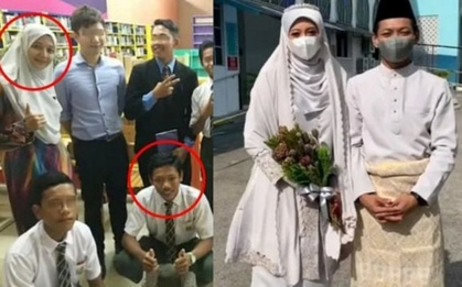 Chàng trai trẻ nên duyên vợ chồng với cô giáo cũ kém 11 tuổi trong buổi họp lớp