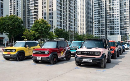 Hàng trăm xe VinFast VF 3 khoe sắc “đốt cháy” bầu không khí 3 miền