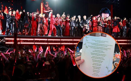 Phóng to menu 80 triệu của phòng X-Vip tại concert Anh Trai Vượt Ngàn Chông Gai Day 3, món khai vị gây bất ngờ