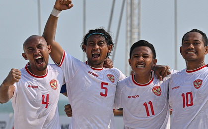 Tuyển Indonesia thắng kịch tích trong trận cầu 10 bàn thắng, rời giải châu Á với hiệu số -13