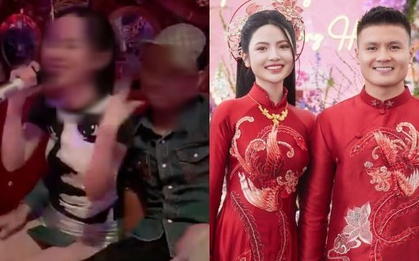 Lan tràn clip cô gái giống Chu Thanh Huyền - vợ Quang Hải trong quán karaoke giữa loạt drama, sự thật thế nào?
