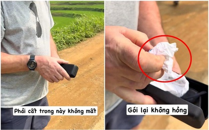 Thứ gói trong 3 lớp được người đàn ông nước ngoài tìm thấy ở Việt Nam, nhất quyết không cho ai lấy: Tôi phải mang về Pháp!