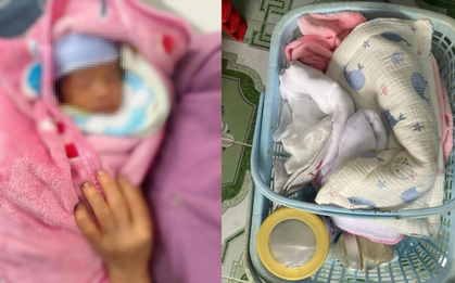 Bé trai sơ sinh bị bỏ rơi trước cửa nhà dân kèm theo tờ giấy viết tay