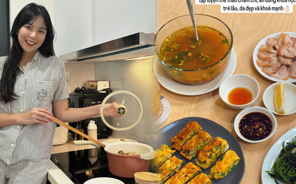 Mai Ngọc khoe chế độ dinh dưỡng bà bầu, để ý kỹ mới thấy người đẹp luôn sử dụng món đồ này cho mỗi bữa ăn