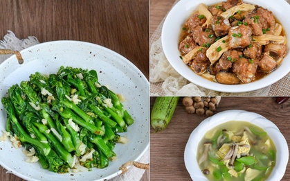 Thực đơn cơm tối ngon miệng, chế biến nhanh lại tăng cường sức đề kháng cho cơ thể