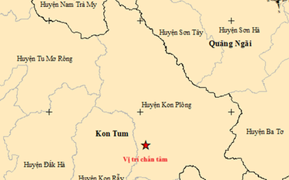 Vừa xảy ra động đất 3 độ ở Kon Tum