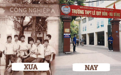 Bức ảnh ngày ấy - bây giờ đang gây sốt: Màn lột xác đỉnh cao của ngôi trường có điểm chuẩn vào lớp 10 cao nhất Hà Nội