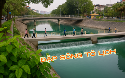 Viễn cảnh không ngờ khi Sông Tô Lịch xây xong 3 đập dâng nước