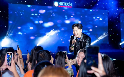 Anh trai Phạm Anh Duy và dàn sao đổ bộ Gala chung kết Miss HUTECH 2025