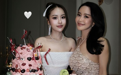 Sốc visual mẹ 45 tuổi - con 23 tuổi ở Lào: Màn "bắn" tiếng Việt vèo vèo cùng gia thế khủng gây tò mò