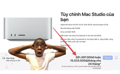 Xem thử giá Mac Studio bản "max option" và cái kết... hết hồn: Đắt hơn cả Vinfast VF3!