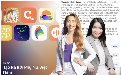 Apple vinh danh loạt ứng dụng của phụ nữ Việt Nam