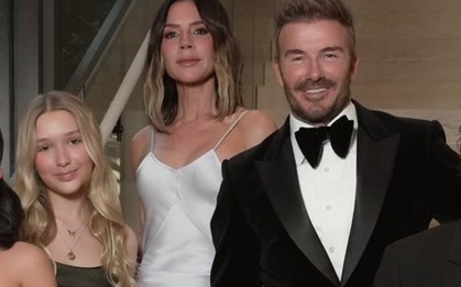 Tiểu thư Harper chỉ cần thay đổi kiểu tóc đã chiếm trọn spotlight trong bữa tiệc toàn siêu sao của David Beckham