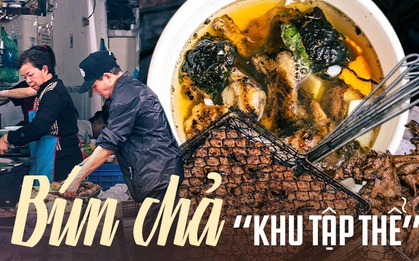 Quán bún chả hơn 30 năm tuổi nằm dưới cầu thang khu tập thể cũ ở Hà Nội, ngày bán 600 suất