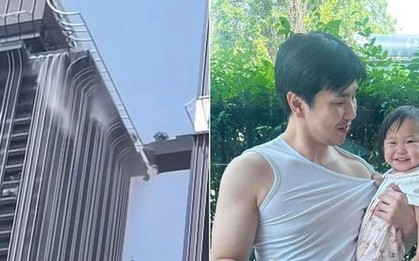 Nghẹt thở: Người đàn ông nhảy qua lối đi bị gãy ở tầng 50 để tìm kiếm vợ con trong trận động đất tại Bangkok