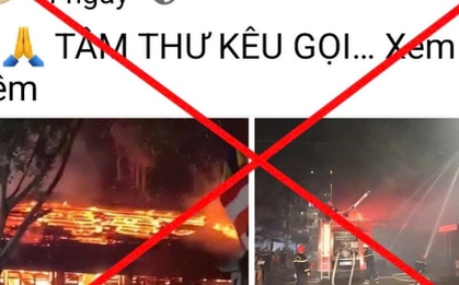 Chùa Vẽ Bắc Giang bị cháy, kẻ gian kêu gọi phát tâm tu sửa để chiếm đoạt tài sản