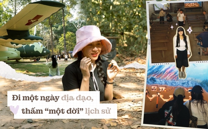 Đi địa đạo Củ Chi đi em, để tận mắt thấy đất thép khiến thế giới phải thán phục, để thấy hòa bình đẹp lắm!
