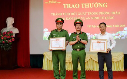 Nhận 7 tỷ đồng do một tài khoản Techcombank chuyển đến, người đàn ông Bắc Giang lo bị lừa đảo lập tức báo công an và được trao tặng bằng khen