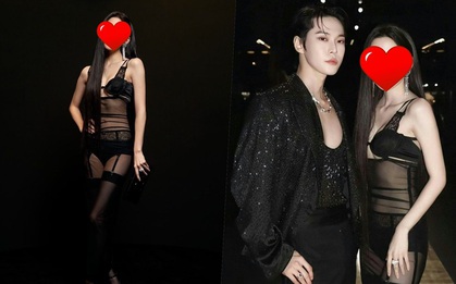 Nữ thần nhan sắc Hàn Quốc mặc "nội y xuyên thấu" đi sự kiện: Tôi muốn mang tới sự khác biệt