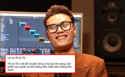 DJ Ximer xin lỗi: "Mong mọi người rộng lượng để chuyện lớn hoá nhỏ, chuyện nhỏ hoá không"