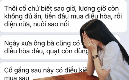 Đoạn chat của cặp vợ chồng khiến nhiều người xót xa: “Lương còn không đủ ăn, tiền đâu mà mua điều hòa…”
