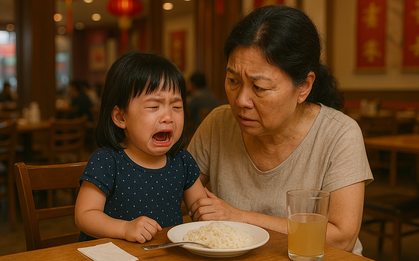 Cháu gái bỗng khóc thét khi bị chạm vào lưng, bà nội bật khóc khi phát hiện sự thật sau lớp áo