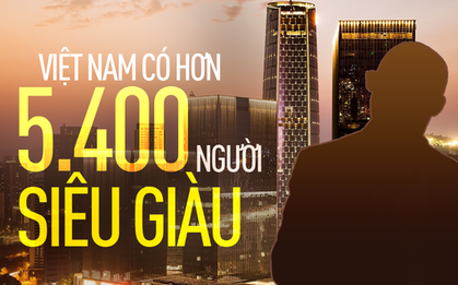 Việt Nam có hơn 5.400 người siêu giàu, bằng 1/2 Singapore, cao ngang ngửa New Zealand, Áo