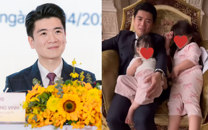 Thiếu gia nhà bầu Hiển tự tay bóc trần cuộc sống phía sau hào quang Chủ tịch đạo mạo, về làm "bố bỉm" chăm con