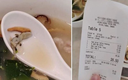 Đang ăn súp, người phụ nữ "tái mặt" khi phát hiện thứ đáng sợ
