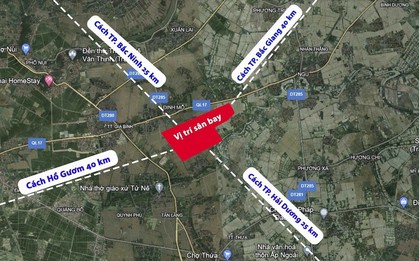 Sân bay quốc tế cách Hà Nội 40km sẽ có khả năng đón 5 triệu khách/năm