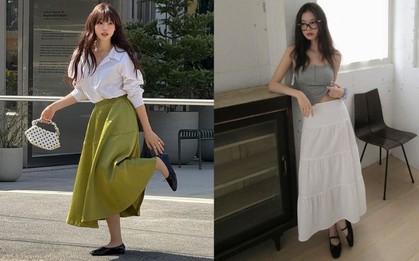 4 mẫu giày bệt hoàn hảo để phối cùng chân váy