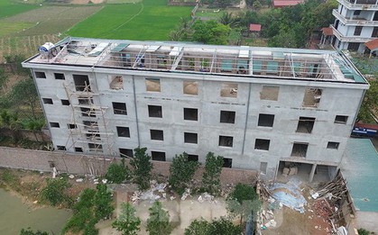 Vụ xây phòng học không phép: Trường tự tháo dỡ một phần công trình vi phạm