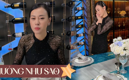 Phương Oanh soạn bàn ăn ở nhà mà ngỡ nhà hàng 5 sao, nhưng sốc nhất là món đồ trông cực sang xịn này  chỉ có giá vài trăm nghìn