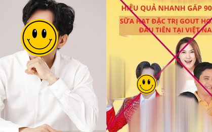 Sao nam Vbiz lên tiếng gấp về việc quảng cáo cho hãng sữa đặc trị gout
