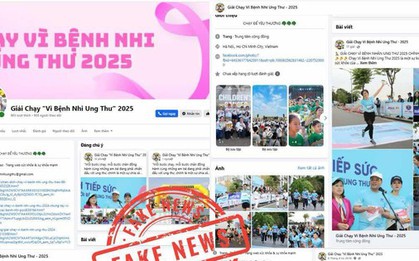Cảnh báo giả mạo giải chạy 'Vì bệnh nhi ung thư 2025' lợi dụng hình ảnh Bệnh viện K để trục lợi