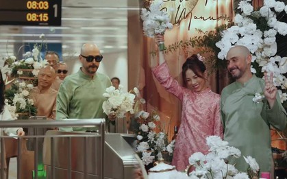 Đám cưới lạ kỳ được chia sẻ nhiều nhất hôm nay: Metro, buýt 2 tầng và dàn bê tráp “soái Tây”