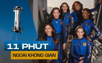 11 phút ngoài không gian: 6 người phụ nữ vừa bay ra vũ trụ như thế nào và chuyến đi có ý nghĩa gì?