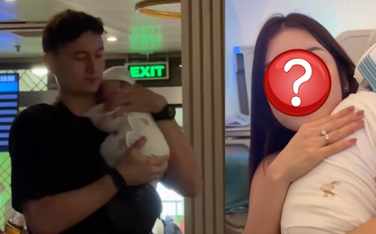 Đặng Văn Lâm làm lộ ảnh cam thường mặt mộc của Yến Xuân, vóc dáng thật sau sinh mới gây chú ý
